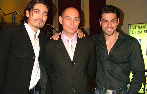 Shawar Ali with Kelly Dorgee and Rajeev Singh