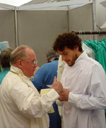 Ioan a D. Hugh Thomas, Cadeirydd Cyngor yr Eisteddfod