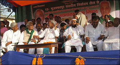 नीतीश कुमार चुनाव प्रचार में