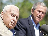 بوش و شارون