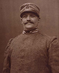 Angelo Granelli in Italian Army uniform during WWI