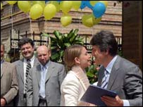 Юлія Тимошенко і Віктор Ющенко