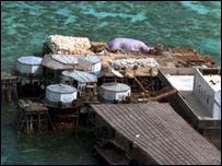 Một địa điểm do Trung Quốc xây tại vùng tranh chấp Trường Sa