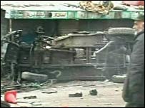 اتومبيل ماموران کانادايی در انفجار قندهار