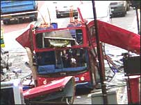 اتومبيل منفجر شده