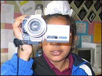 Filming at Edgewick School