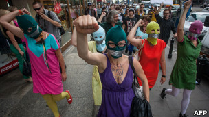 Акция в поддержку Pussy Riot