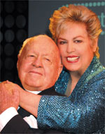 Mickey Rooney and wife Jan