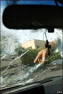 Bağdat'ta iki kadının öldürüldüğü otomobil