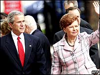 Ông Bush tập trung vào ý tưởng tự do trong chuyến công du này