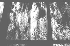 Preserved Roman road surface