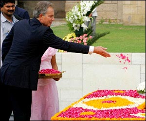 ब्लेयर की भारत यात्रा