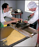 Cheese-making at Smart's Farm in Churcham