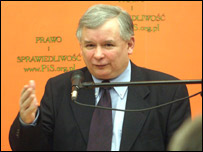 Ярослав Качинський досі очолював партію Закон та Справедливість