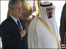 بش اور شاہ عبداللہ