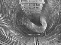 Inside the Mersey Tunnel