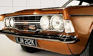 Ford Cortina - one of the stars in Life on Mars