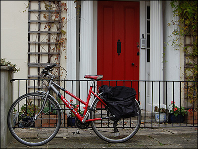 A doorway in Bridport - or Notting Hill?