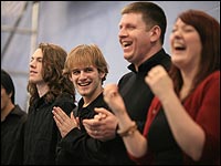 It wasn't all hard work!