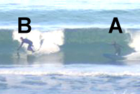 dropping in from the left