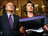 Demokratların Kongre liderleri Reid ve Pelosi