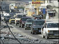 مردم جنوب لبنان در حال فرار از منطقه