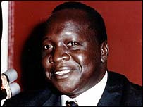 O ex-presidente de Uganda Idi Amin
