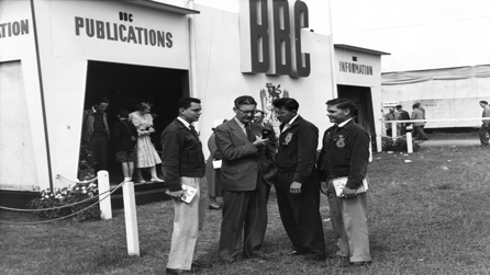 Y BBC yn Sioe Frenhinol Amaethyddol y Rhyl 1956