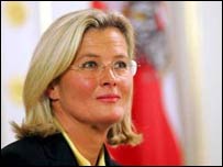 Avusturya Dışişleri Bakanı Ursula Plassnik