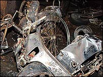 अहमदाबाद धमाके का घटनास्थल