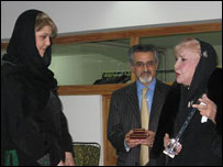 سیمین بهبهانی و ماهور احمدی 