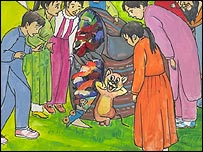 کوکان و بنجاره والا به گفته های موش گوش می دهند.