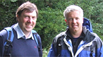 Derek Brockway and guide