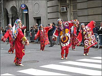 جشن نوروزی ایرانیان در خیابان های نیویورک