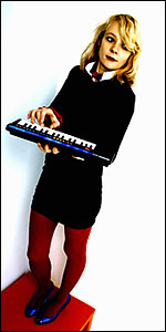 Lettie with keyboard