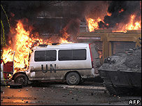 Kosova'da geçen hafta yaşanan huzursuzluklar