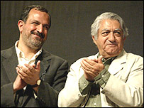 عزت الله انتظامی و احمد مسجدجامعی 