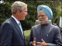 سینگ نخست وزیر هند و رئیس جمهور آمریکا