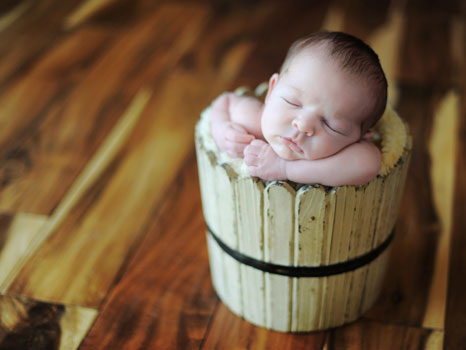 Foto do livro "Sleeping Beauties: Newborns in Dreamland