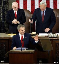 George W. Bush no discurso do Estado da União