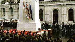 Remembrance Service at the Cenotaph