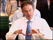 Ông Blair trước Nghị viện Anh