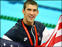Michael Phelps em Pequim 2008