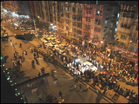 کراچی میں انتخابات کے بعد جشن