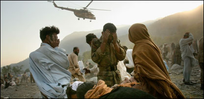 بالاکوٹ میں امدادی کارروائیاں جاری ہیں