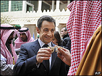 نیکولا سارکوزی در عربستان سعودی