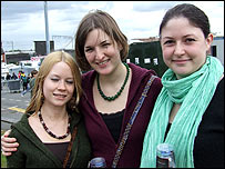 Ruth Wright, Clare Samuel and Hanna Bushell