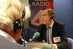 Kevin Barron, Chair of Health Select Committe talks to Peter White