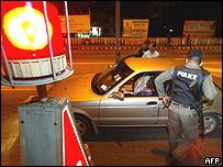 Cảnh sát tuần tra ở Nam Thái Lan