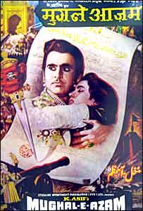 बॉलीवुड पोस्टर प्रदर्शनी में मुग़ले आज़म का पोस्टर